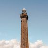 Phare de Bretagne | Nuages ciel bleu | Tirage photo France photographie de voyage sur HelloHappylife