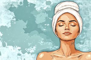 Pop-Art Beauty im Wellness-Salon
