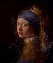 Mädchen mit Perlenohrring | Nach einem Werk von Johannes Vermeer von MadameRuiz Miniaturansicht