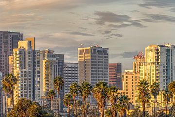 Sonnenaufgang in der Innenstadt - San Diego, Kalifornien von Joseph S Giacalone Photography