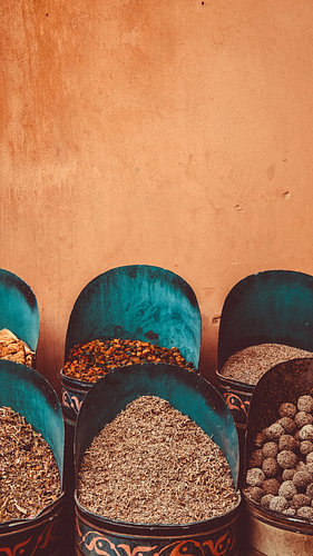 Herbes et épices au Maroc