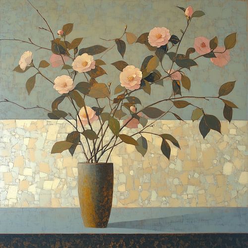 Camellia Calm by Eye catching paintings