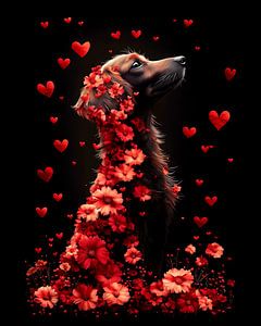 Le chien aimant