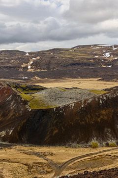 IJslands landschap van Maarten Borsje