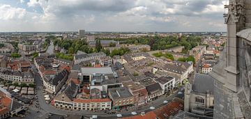 Panoramic view from the Grote Kerk in Breda