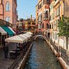Uitzicht op historische gebouwen in Venetië, Italië van Rico Ködder