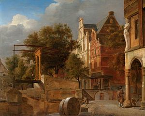 Le pont-levis, Jan van der Heyden, Adriaen van de Velde