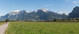 Bike path through the Alps by Richard Wareham