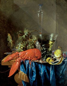 Stilleven met kreeft, Cornelis de Heem