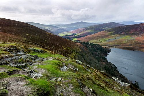 Guinness lake in de wicklow mountains van Ierland