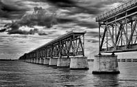 Florida Keys the Old 7 Mile Bridge