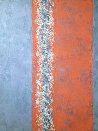 Soft calm in coral and light blue