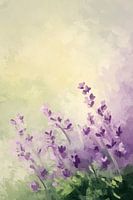 Lavender in soft pastel shades
