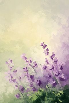 Lavendel in zachte pasteltinten van Imperial Art House