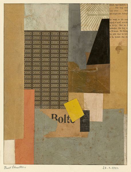Kurt Schwitters - pour Monsieur Dr. Bode (1924) par Peter Balan