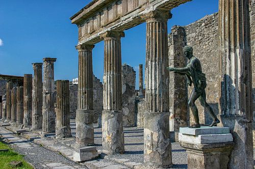 Apollo standbeeld in Pompeii