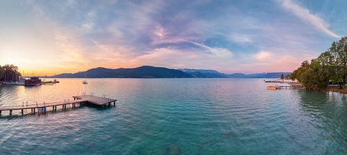 Ochtendelijke sfeer aan de Attersee meer