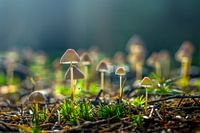 Kleine paddestoelen