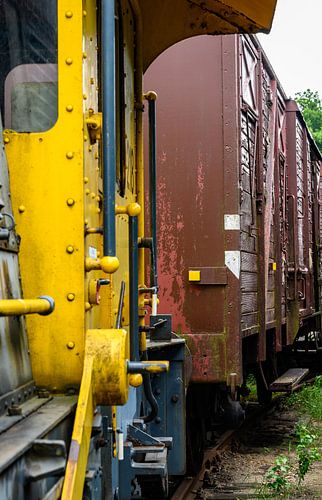 Close-up old trainset