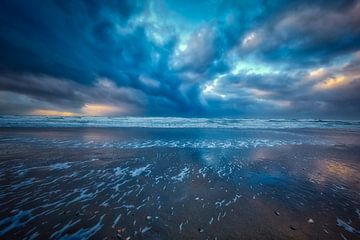 Nordsee bei Sturm von eric van der eijk