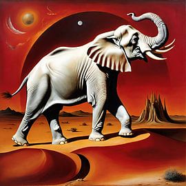 White elephant by Nop Briex