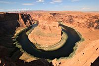 Horseshoe Bend with the Colorado River in Arizona USA