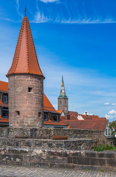 Historische Stadmauer von Wolframs-Eschenbach von ManfredFotos