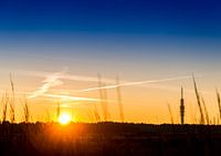 Zonsondergang op de Westerheide
