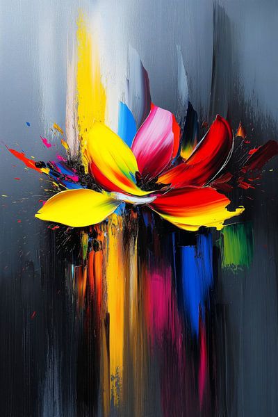 Abstracte bloesem van ARTemberaubend