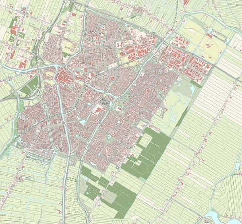 Kaart van Purmerend