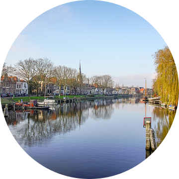 Zicht op de Vecht in Weesp van Dirk van Egmond