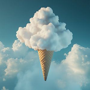 Eiscreme in den Wolken Cornetto
