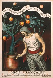 Leonetto Cappiello - Economisez votre argent pour en tirer le meilleur fruit (1920)
