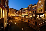 De Vismarkt aan de Oudegracht in Utrecht gezien vanaf de Kalisbrug van Donker Utrecht thumbnail