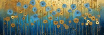Blauwe Bloemen in de Gouden Schemering van Whale & Sons