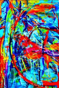Tableau mural abstrait VI
