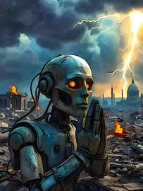The End of Humanity - A Vision of AI's Final Triumph by The Art of Mark Fischer
