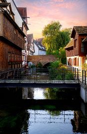 Historische visserswijk in Ulm van ManfredFotos