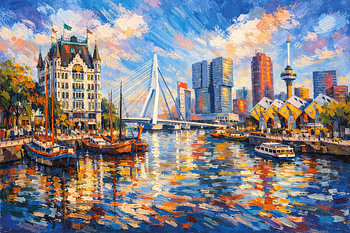Rotterdam, Niederlande – Gemälde.