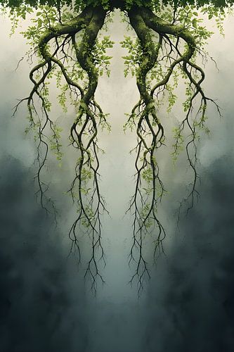 Fluisterende wortels: Etherische symmetrie