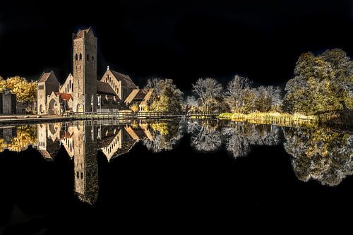 The John the Baptist church mirrored and edited