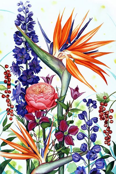 Strelitzia by Marriët de Visser