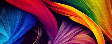 abstract background with rainbow, illustration by Animaflora PicsStock