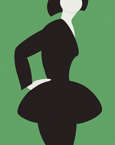 the lady in black