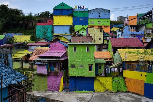 Een kleurenfestival in het hart van Malang