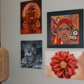 Photo de nos clients: Africain par Jole Art (Annejole Jacobs - de Jongh), sur poster