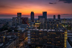 Das Stadtzentrum von Rotterdam