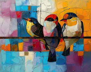 Abstrakter Vogel | Wohnzimmer