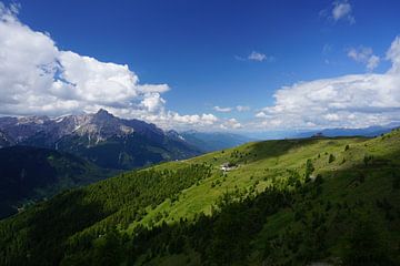 Uitzicht in de Dolomieten (Italië) van Kelly Alblas