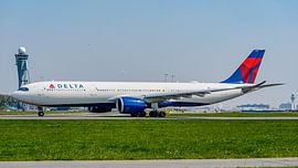 Delta Airlines Airbus A330-900 Neo passenger aircraft.